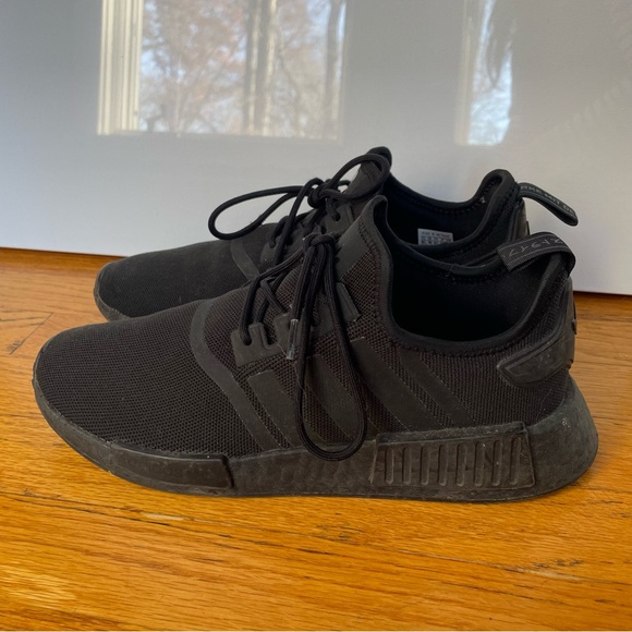 ADIDAS NMD_R1 SHOES. Core Black / Core Black / Core Black. Size: 10.5. - Picture 5 of 9